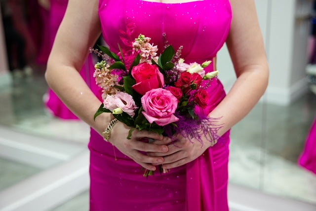 Prom Posy Bouquet – Pink Mix