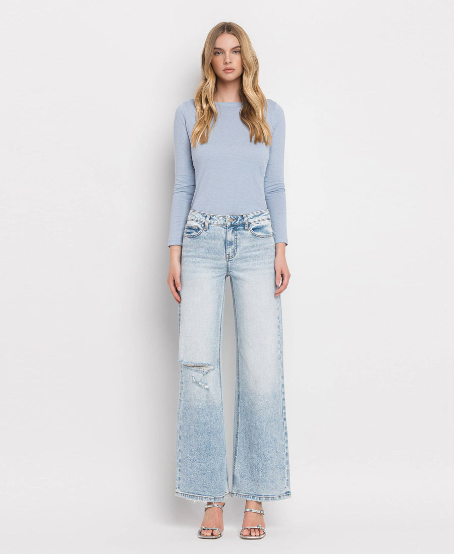 Lovervet-  WIDE LEG JEANS  SUPER HIGH RISE TUMMY CONTROL