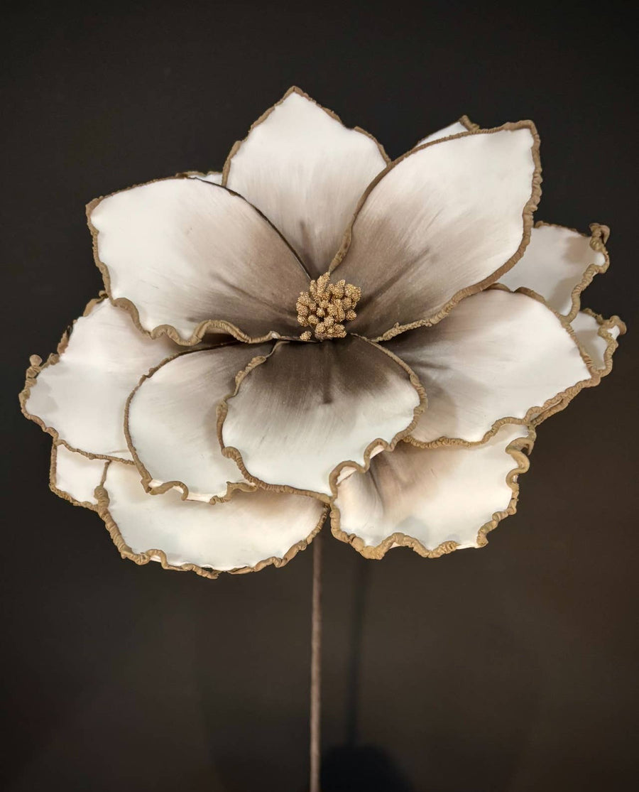 The Light Garden Collection - WHITE/GREY  FLOWER 25.5"