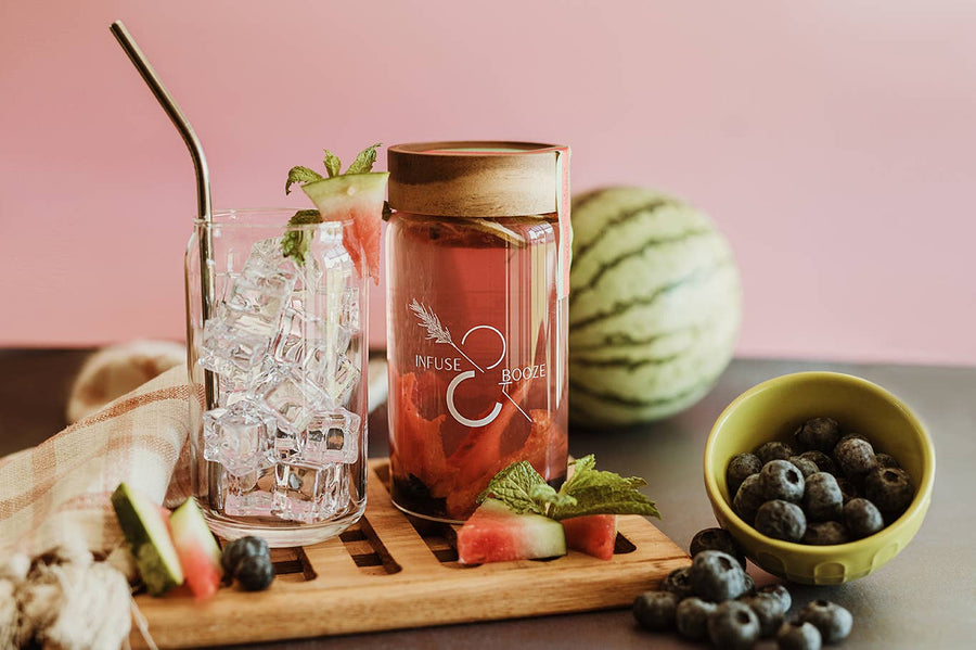 Infuse & Booze - Watermelon Mojito: 16 oz.