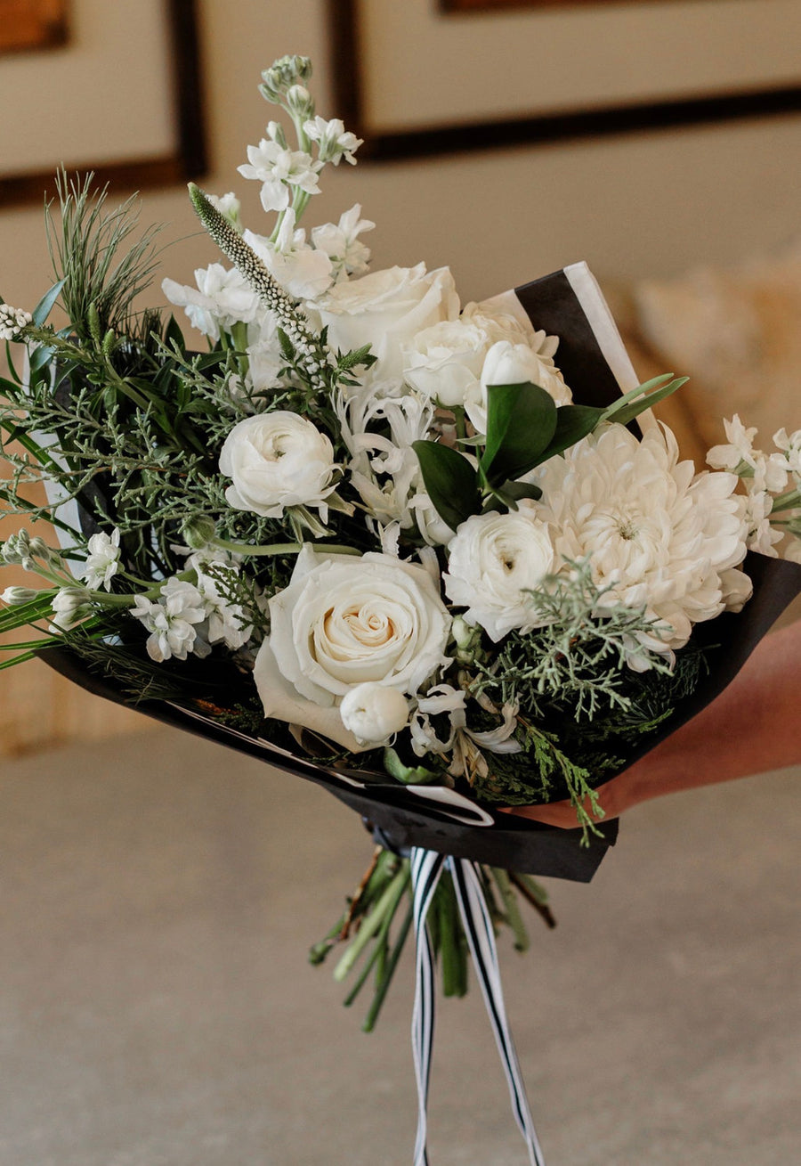 Snowbound Colllection - Hand-Tied Bouquet