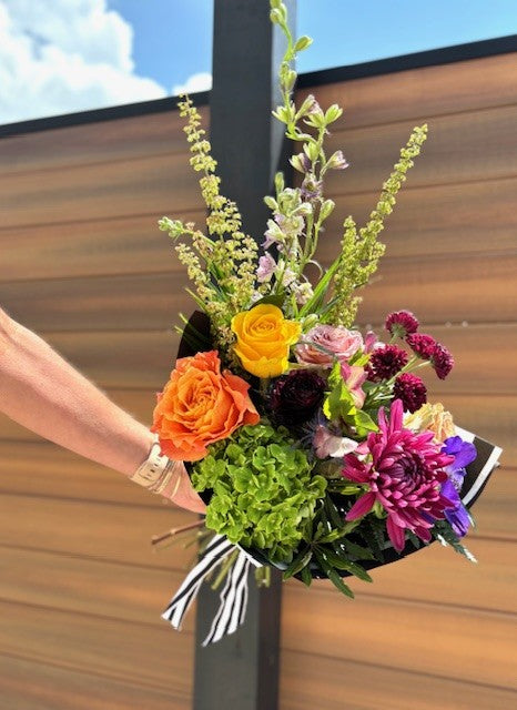 Summer Sangria Collection:  Hand-Tied Bouquet