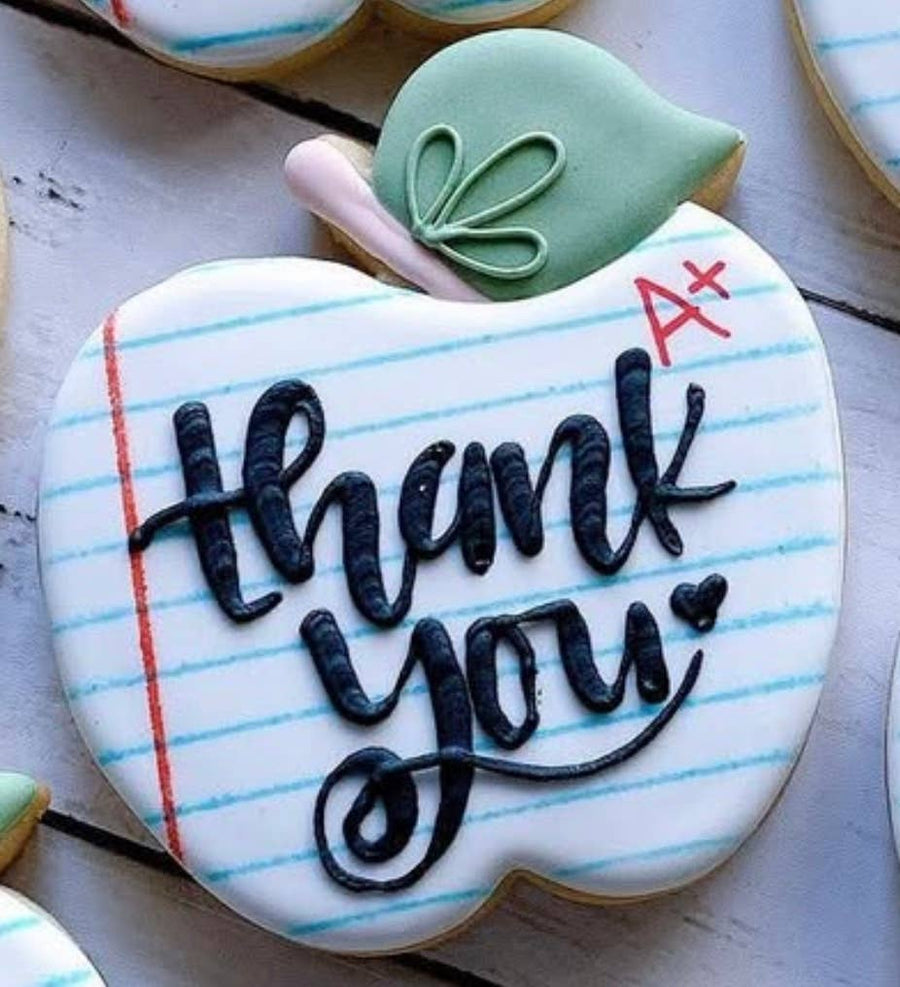 “Thank You” School Sugar Cookies - Available 4/15/25