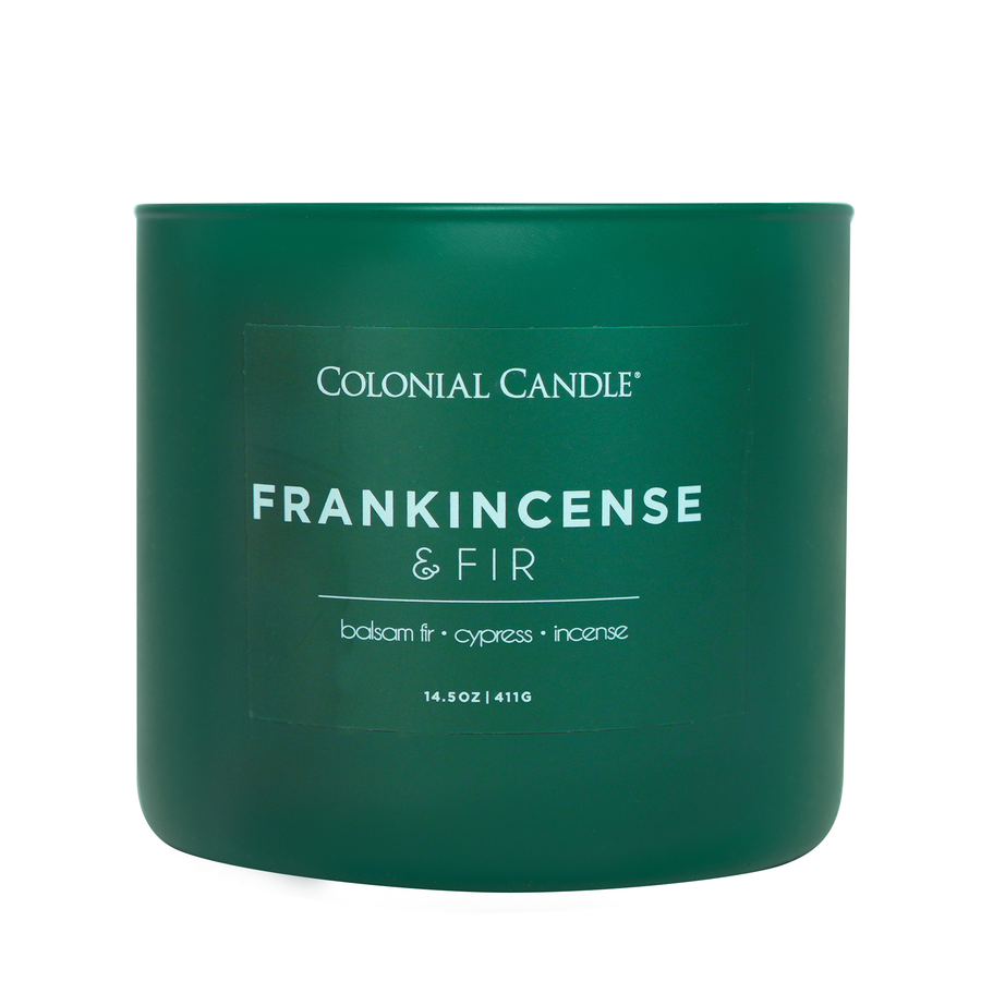 Frankincense & Fir Scented Jar Candle, Soy Blend Wax, 14.5oz