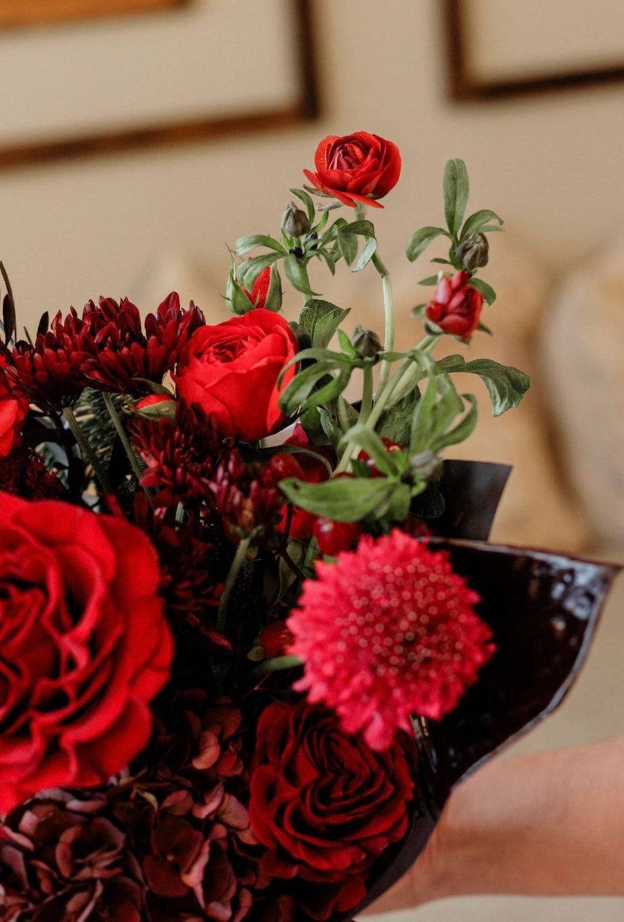 Ruby Pine Colllection - Hand-Tied Bouquet