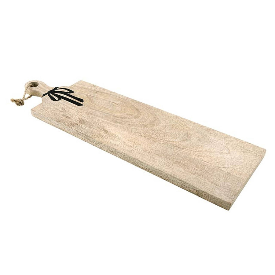 Santa Barbara Design Studio by Creative Brands - Long Mango Wood Board - Black Bow: Material