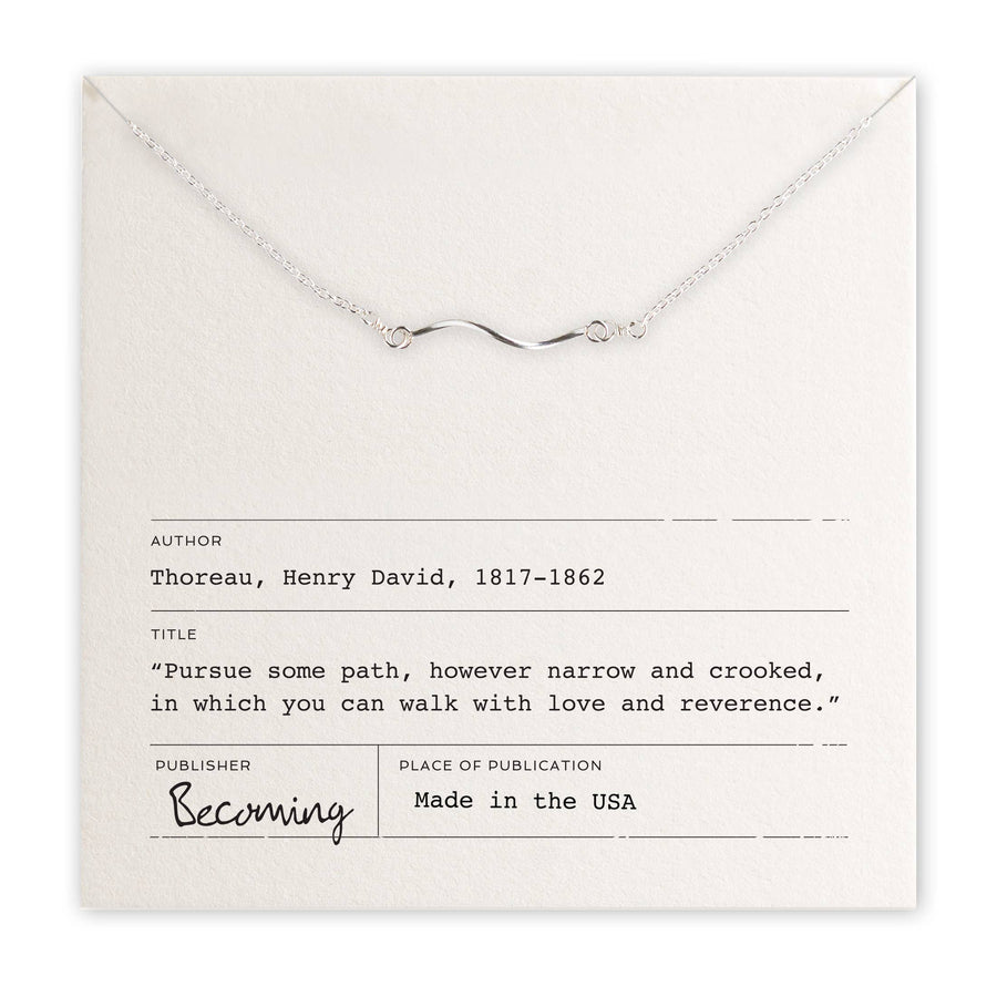 Becoming Jewelry - Path Necklace: Gold Fill