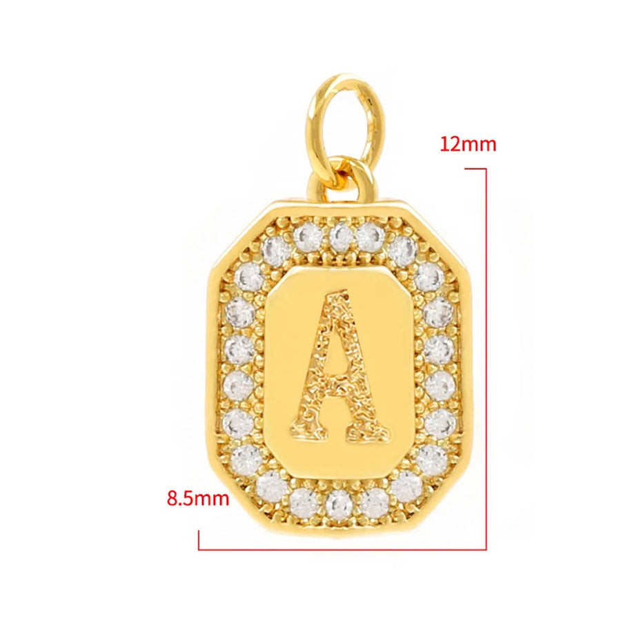 I Initial Charms For Charm Necklaces-Savvy Bling