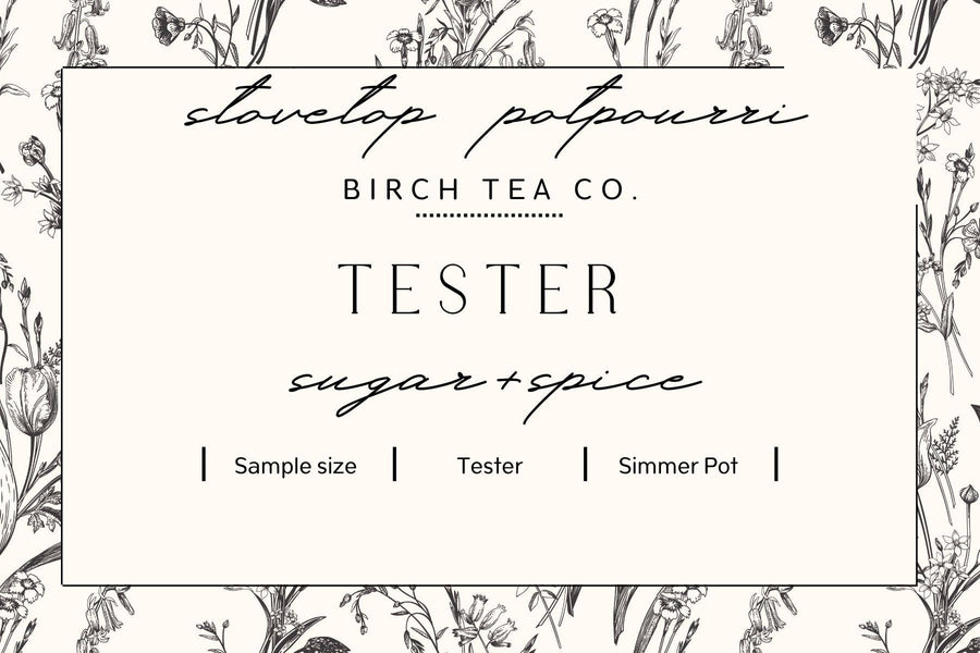 Birch Tea Co. - Sugar & Spice Potpourri Stovetop Kit nostalgic  fragrance