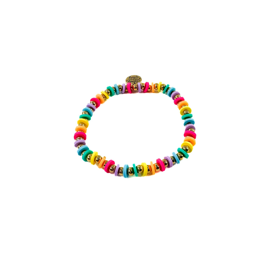 Savvy Bling - Easter Spring Gold Filled Bracelets: Mint & Gold Filled