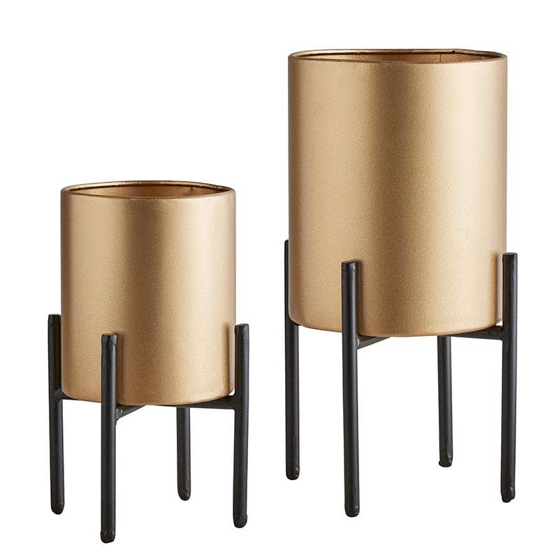 47th & Main - Gold Plant Stands