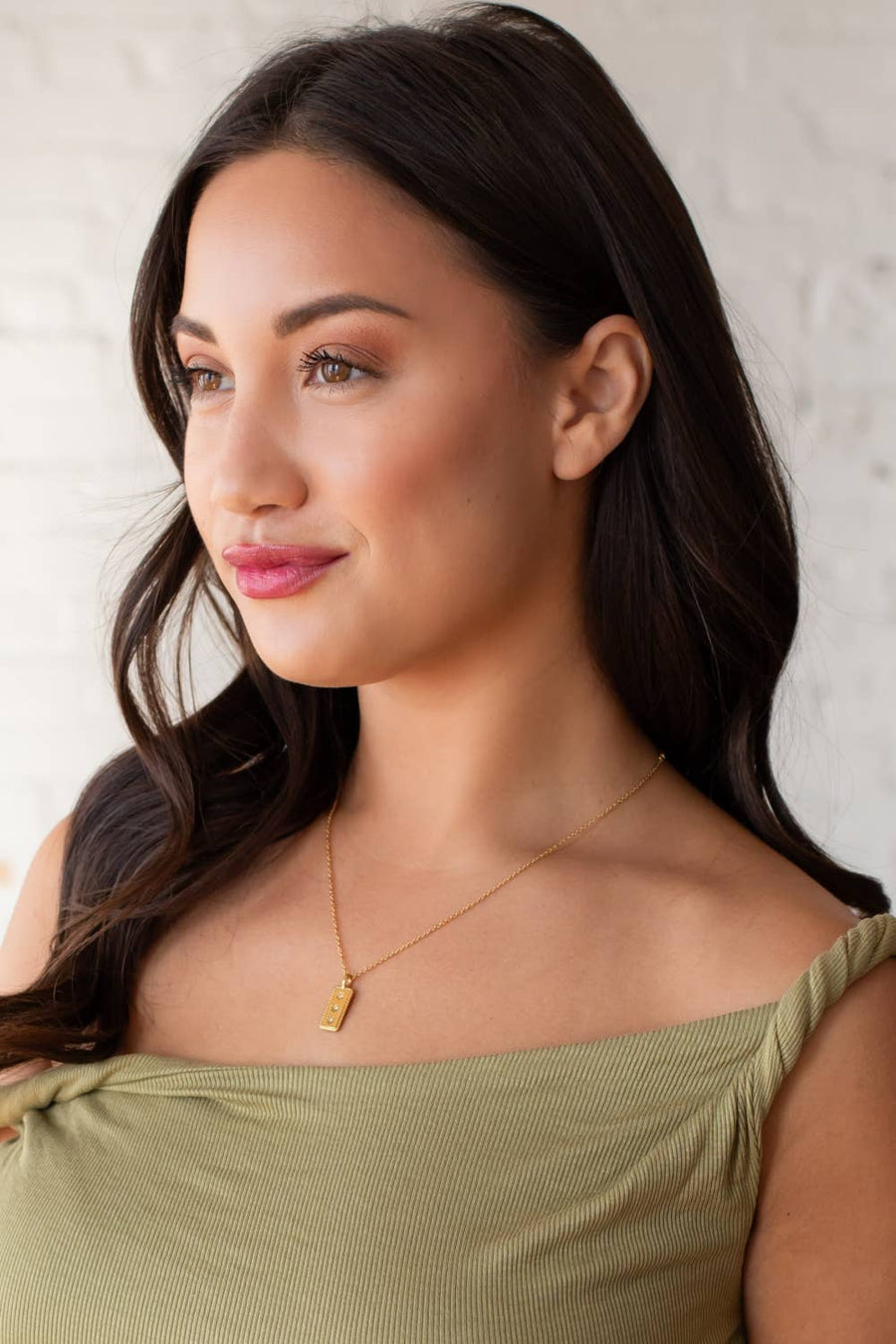 Gold Stars Pendant Necklace