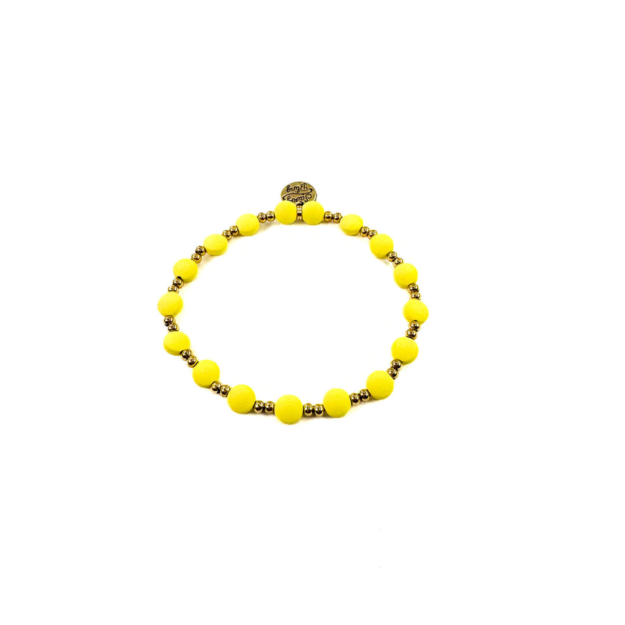 Savvy Bling - Easter Spring Gold Filled Bracelets: Mint & Gold Filled