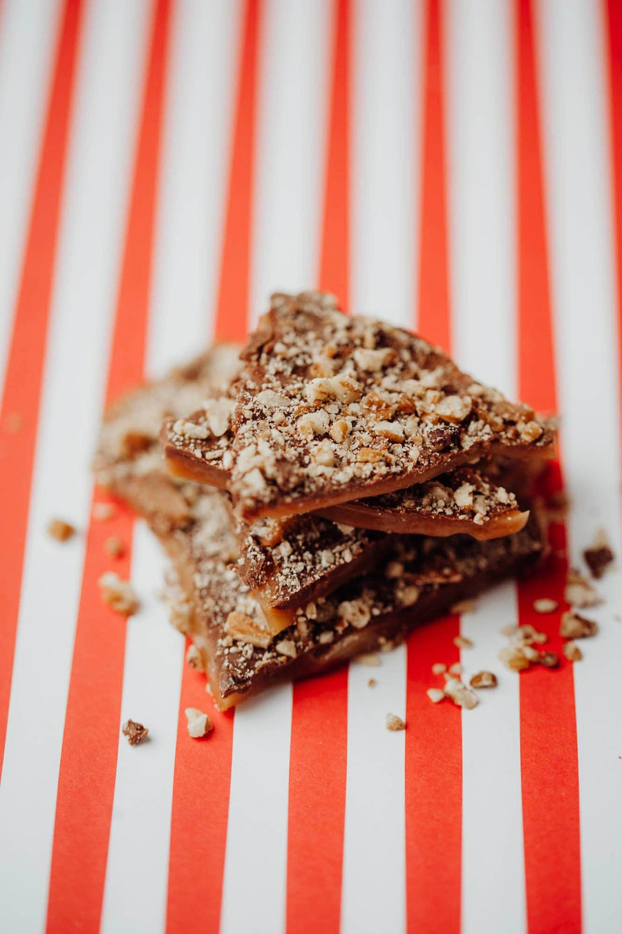 Milk Chocolate Pecan Toffee: 3oz