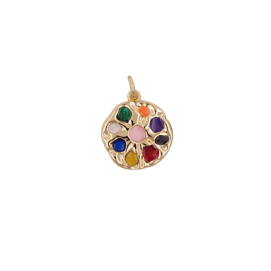 It's Especially Lucky - Gold scallop shell  Charm