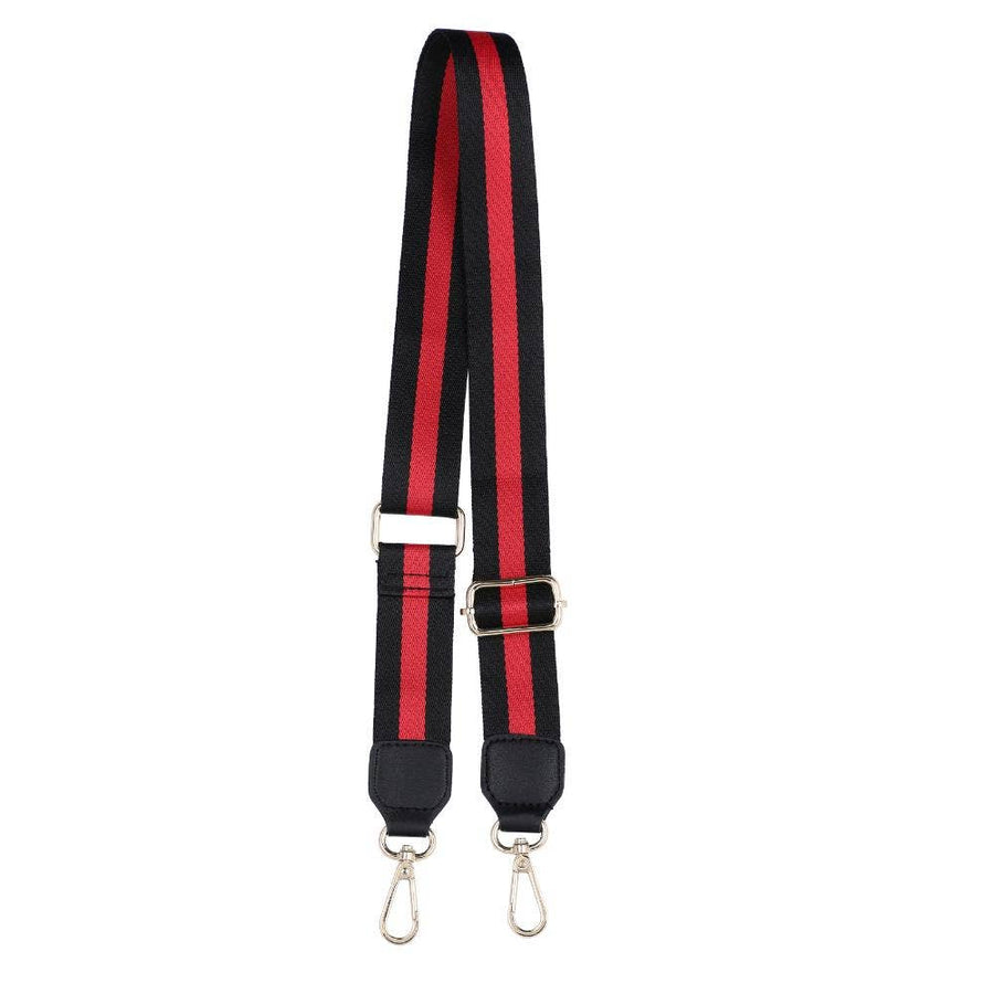 Sol and Selene - Adjustable Shoulder Crossbody Guitar Strap: Black White Black
