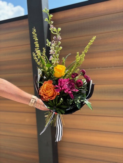 Summer Sangria Collection:  Hand-Tied Bouquet