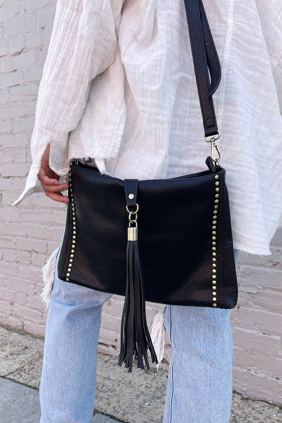 Jen & Co. - Marie Crossbody w/ Grommet Details