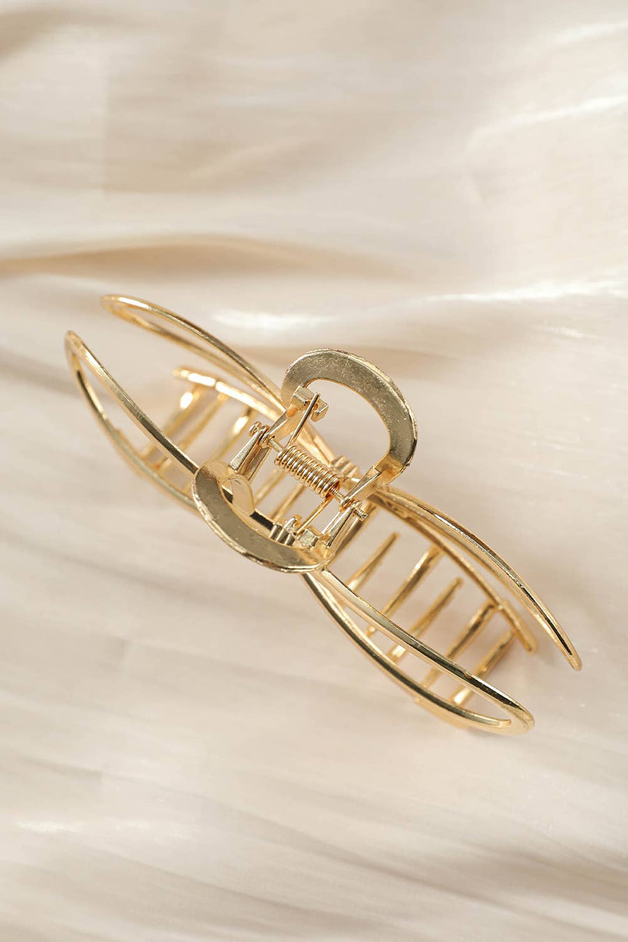 Little Daisy Closet - Bowknot Shape Claw Clip: Gold