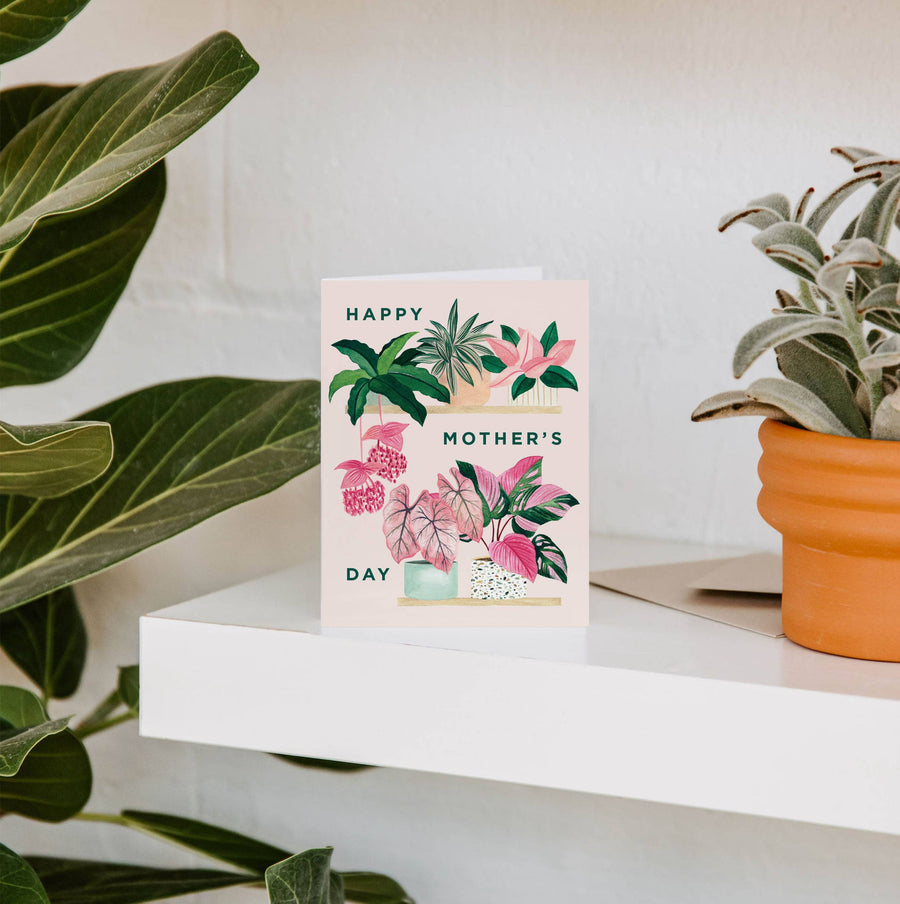 Plant Shelf Mother's Day Greeting Card | Mother's Day