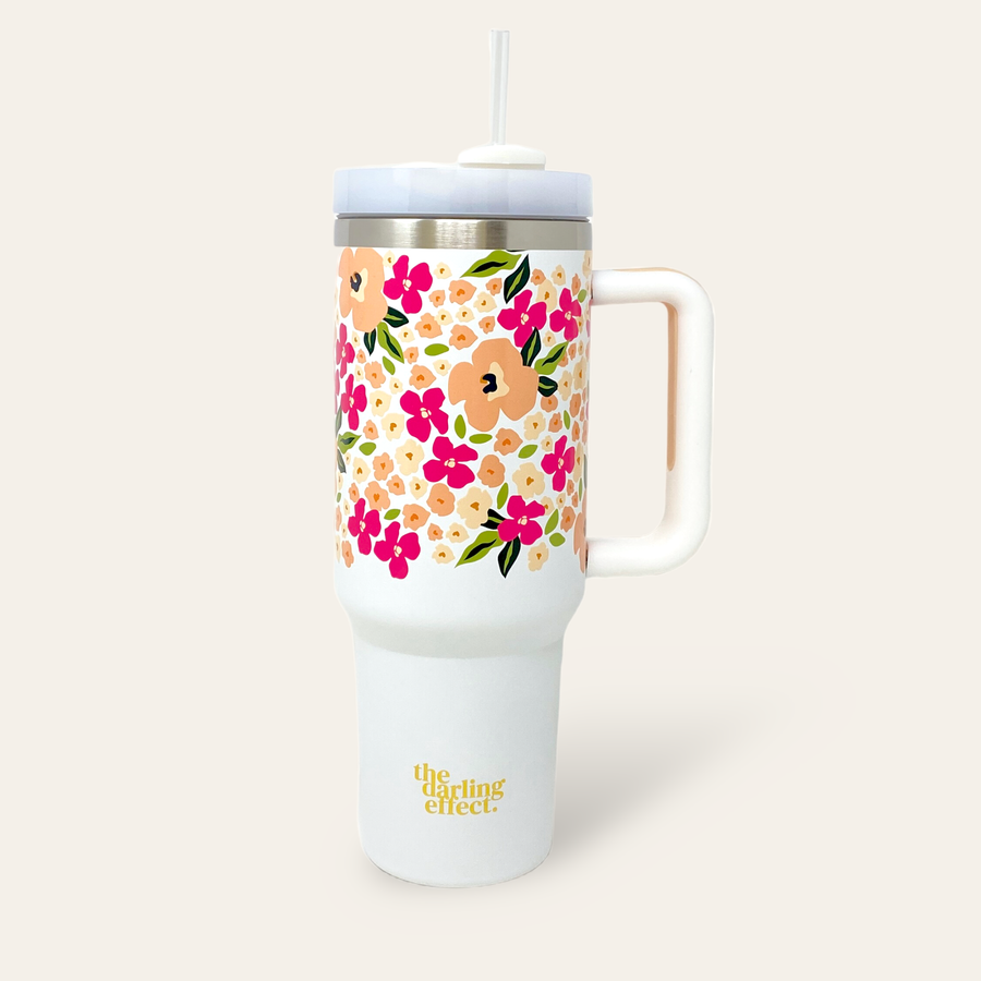 The Darling Effect - 40oz Take Me Everywhere Tumbler - Lively Flora