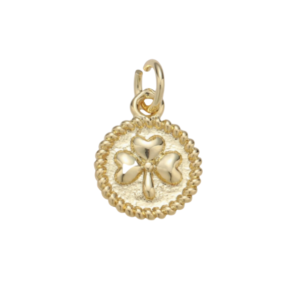It's Especially Lucky- Mini Clover Coin Charm