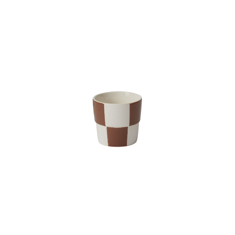 checkered pot
