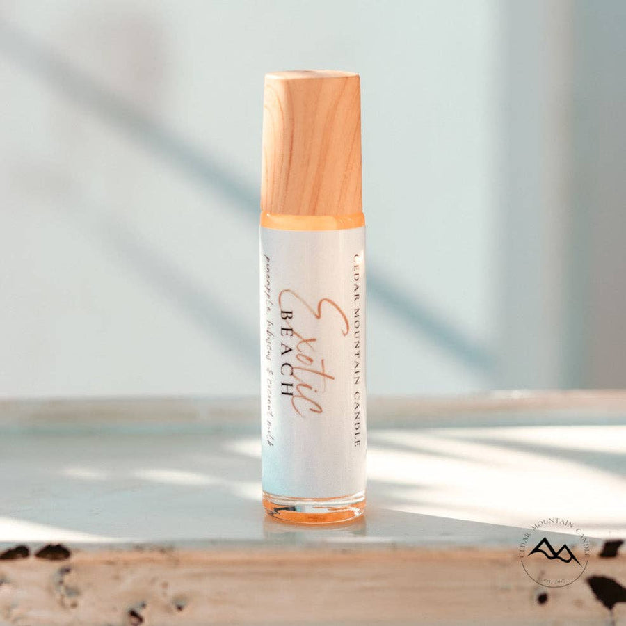 Cedar Mountain Candle - Exotic Beach Roll-On Perfume Oil
