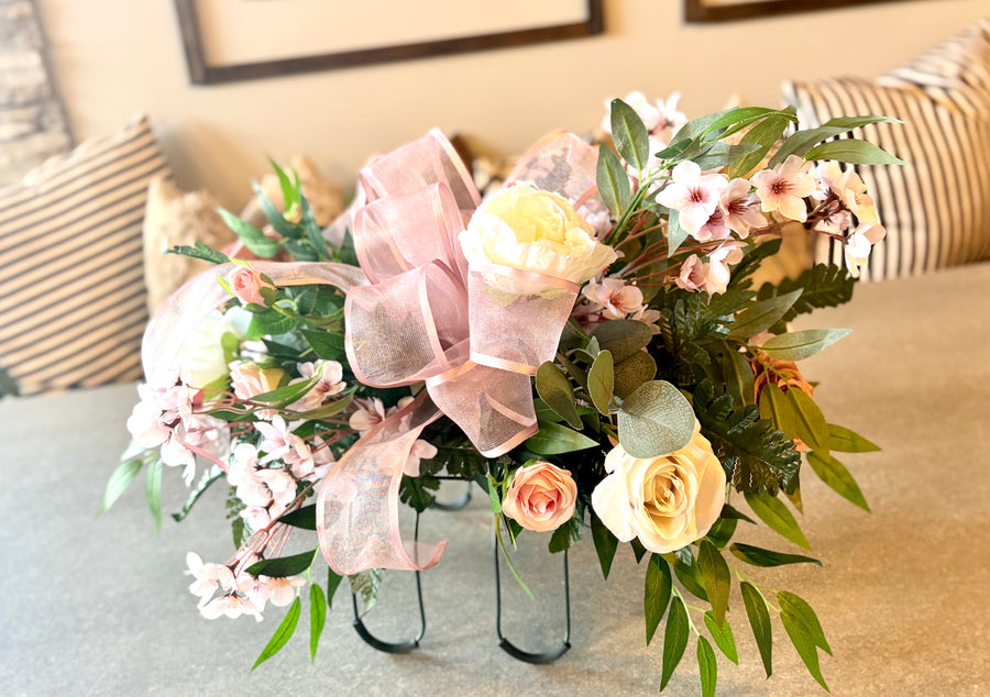 Saddle: Pinks and Whites