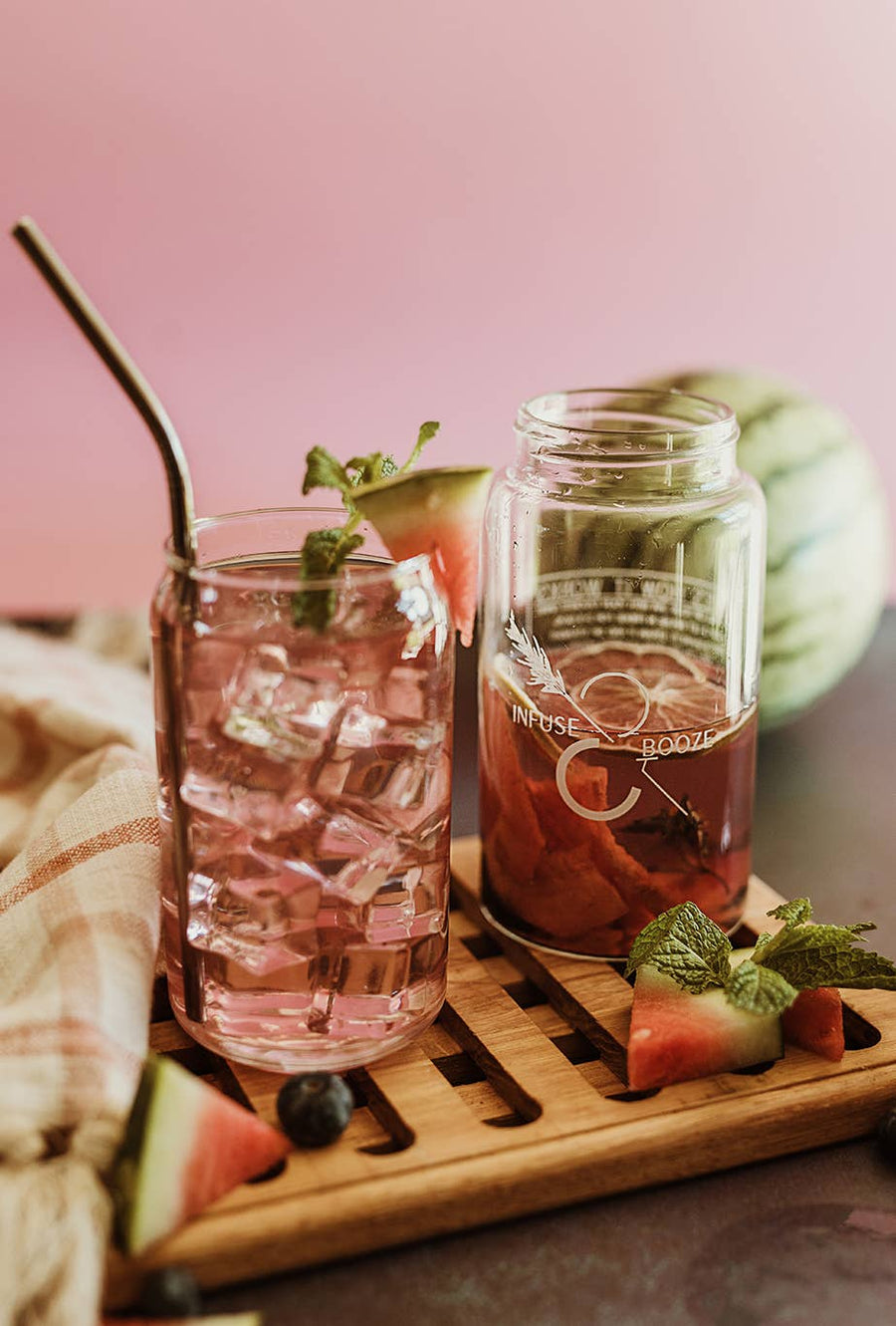 Infuse & Booze - Watermelon Mojito: 16 oz.