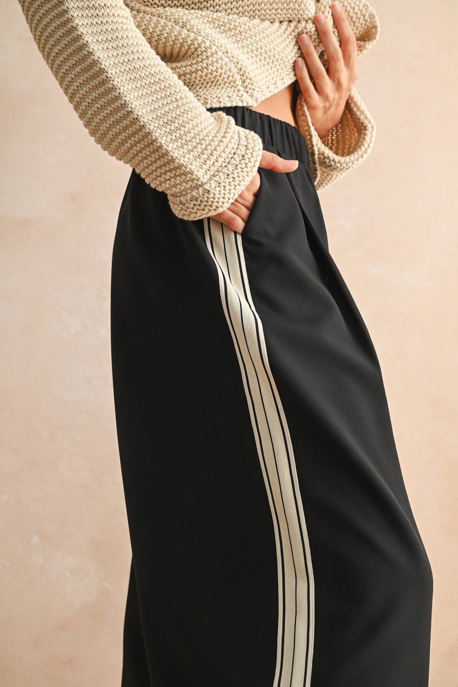 Strip Panel Side Pants