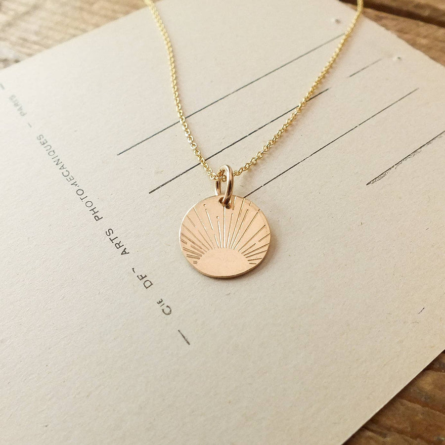 Becoming Jewelry - Irish Blessing Necklace: Gold Fill