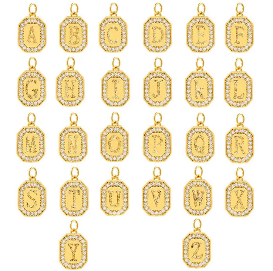 I Initial Charms For Charm Necklaces-Savvy Bling