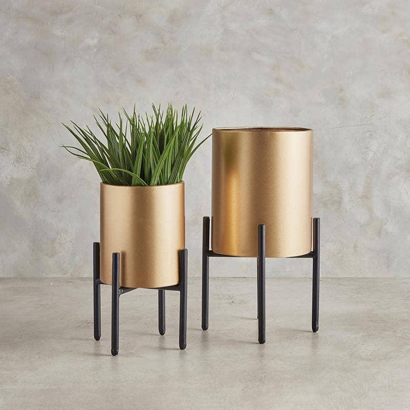 47th & Main - Gold Plant Stands