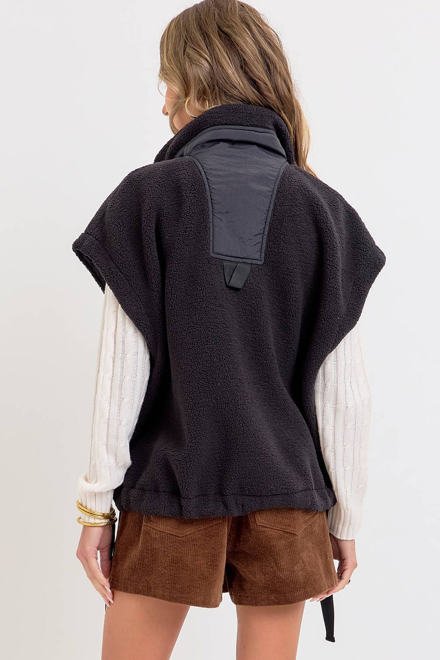Oversized Fleece Vest