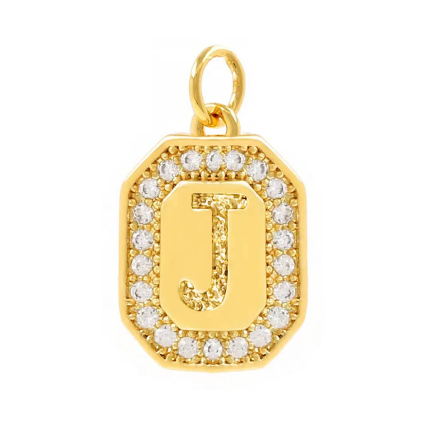 I Initial Charms For Charm Necklaces-Savvy Bling
