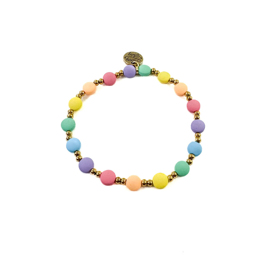 Savvy Bling - Easter Spring Gold Filled Bracelets: Mint & Gold Filled