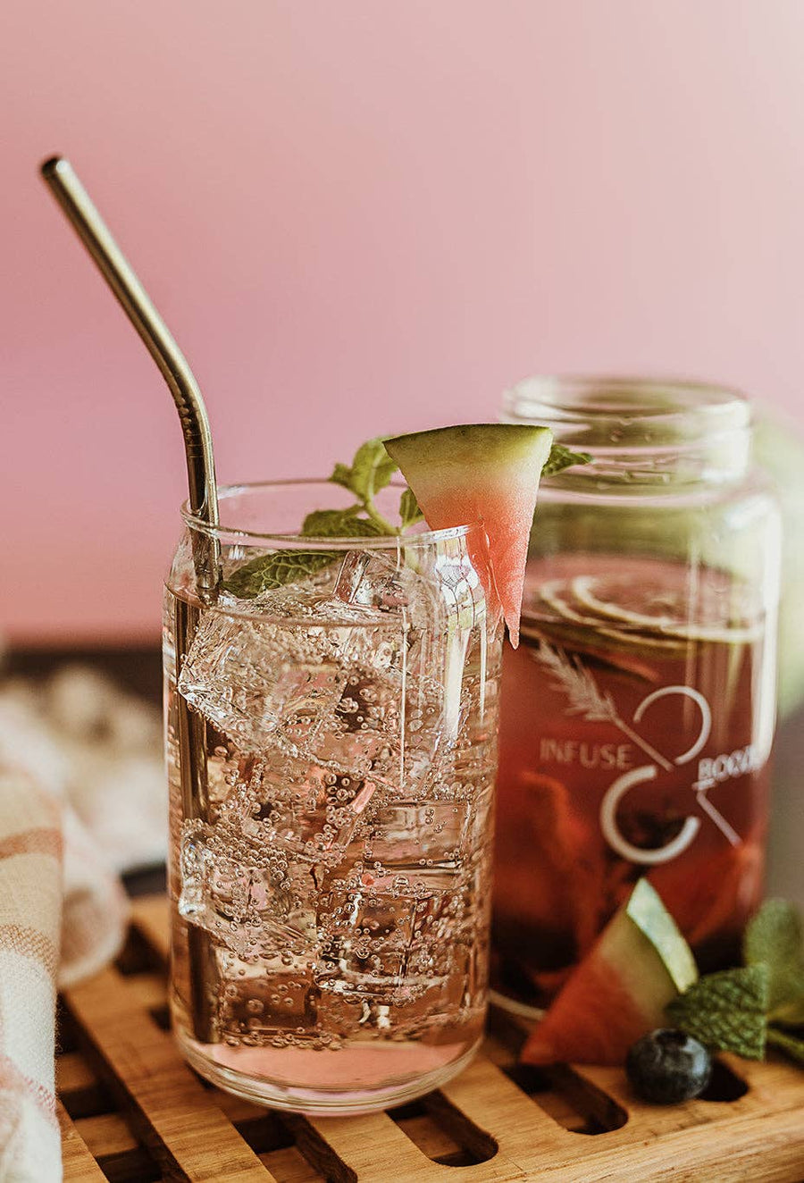 Infuse & Booze - Watermelon Mojito: 16 oz.