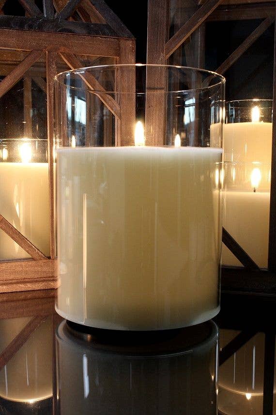 - 5.75x9.75" Simply Ivory Radiance Poured Candle