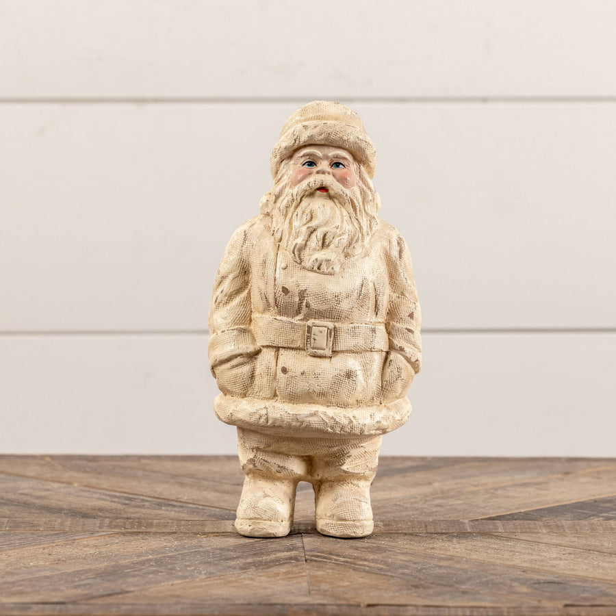 WHITE VINTAGE SANTA