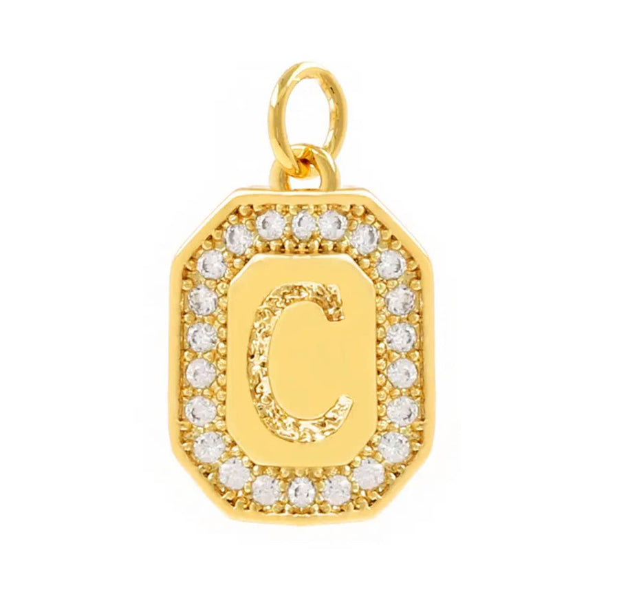 I Initial Charms For Charm Necklaces-Savvy Bling