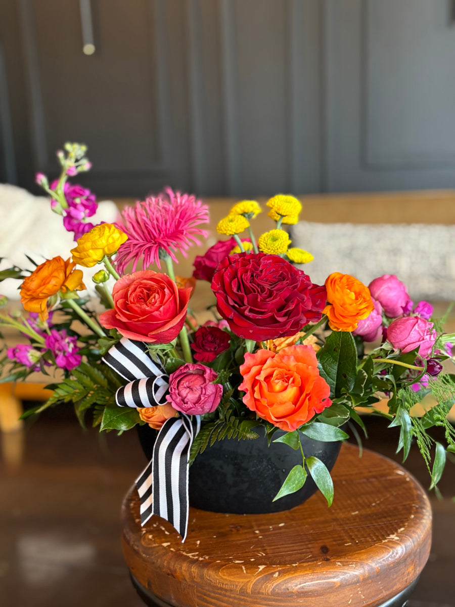 Sunset Blooms  Vased Design