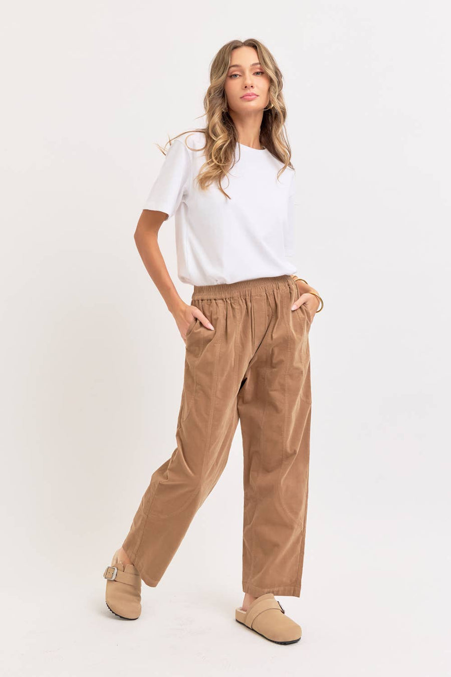 Easy Casual Everyday pull on relaxed Corduroy