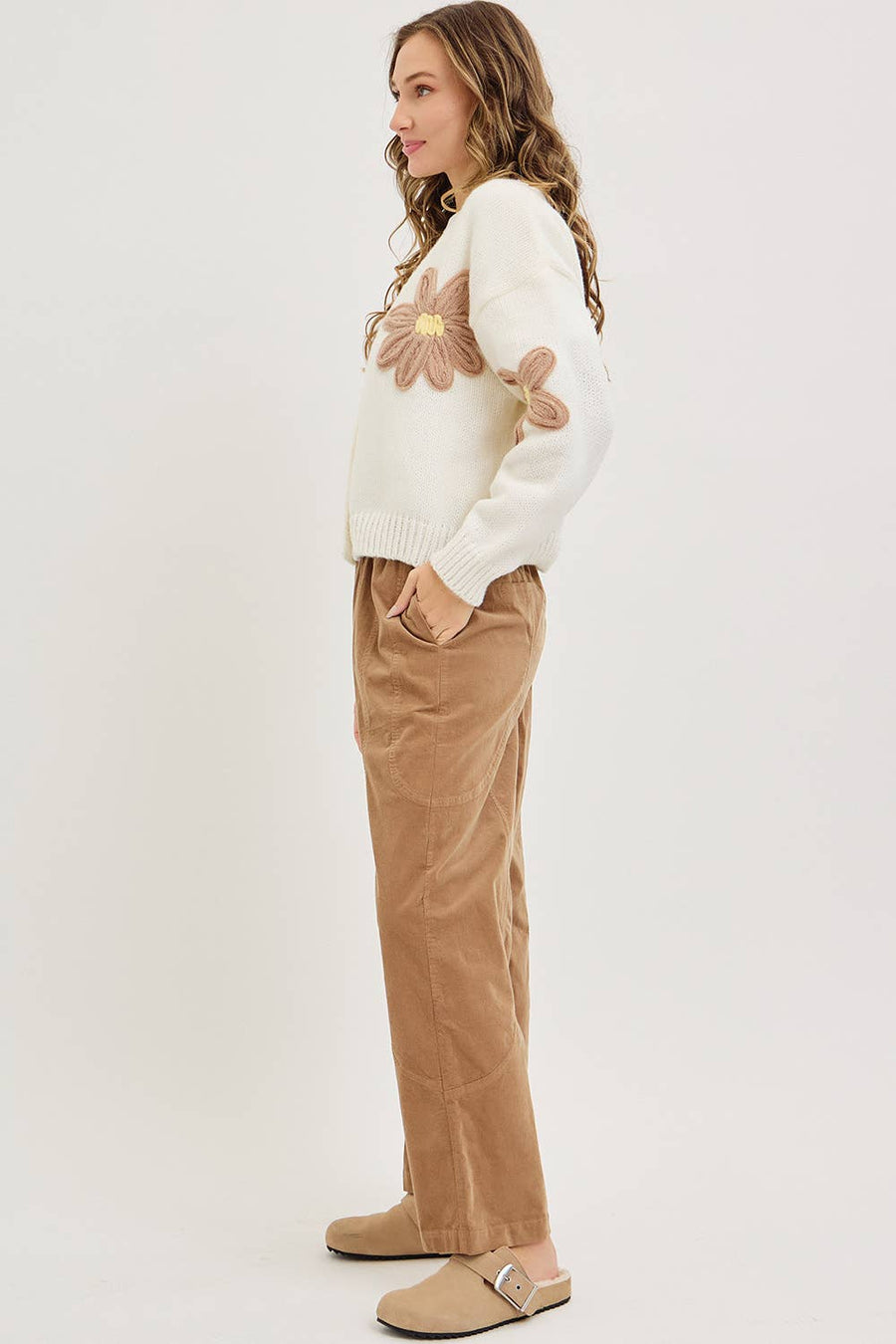 Easy Casual Everyday pull on relaxed Corduroy