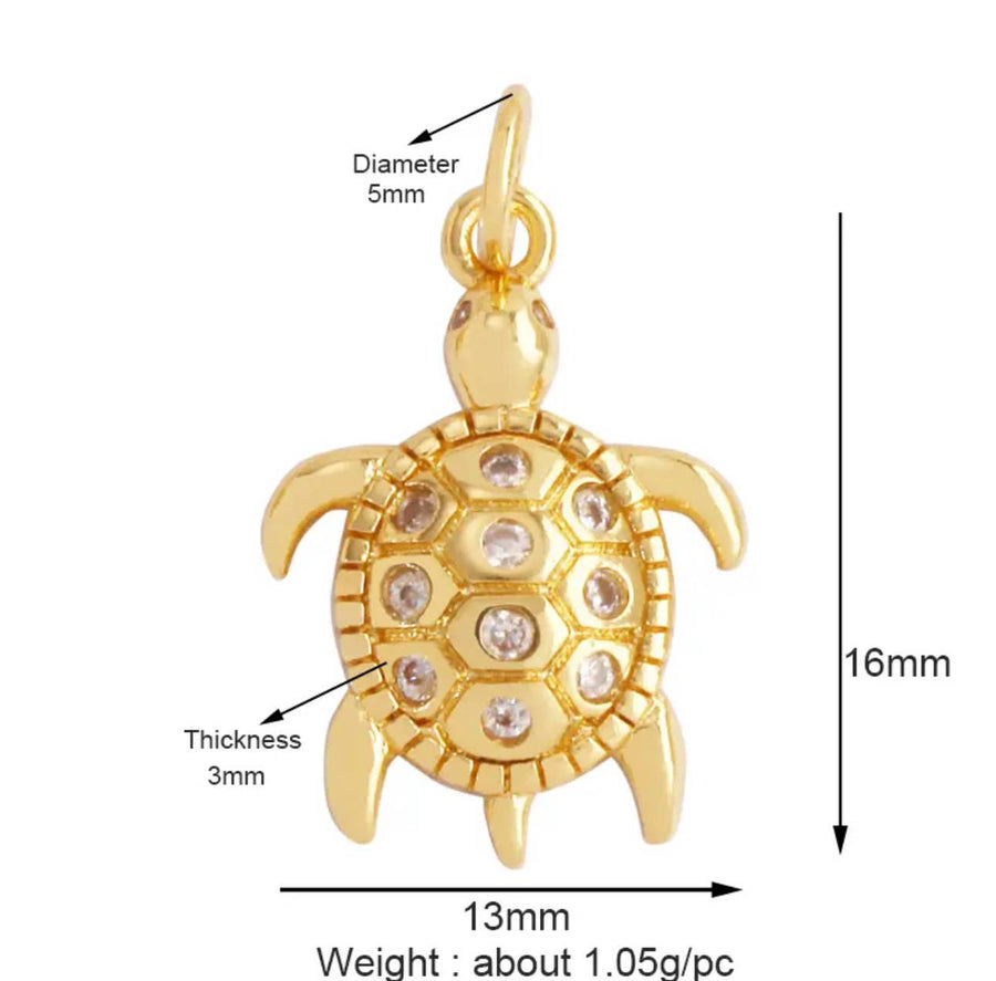 Sea Turtle Charm -Savvy Bling