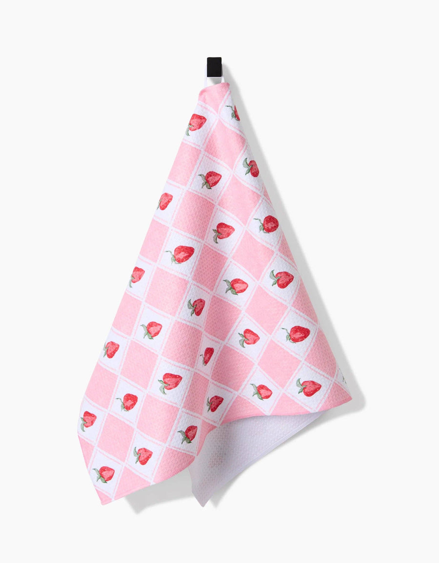 Geometry - Vera Strawberries Tea Towel