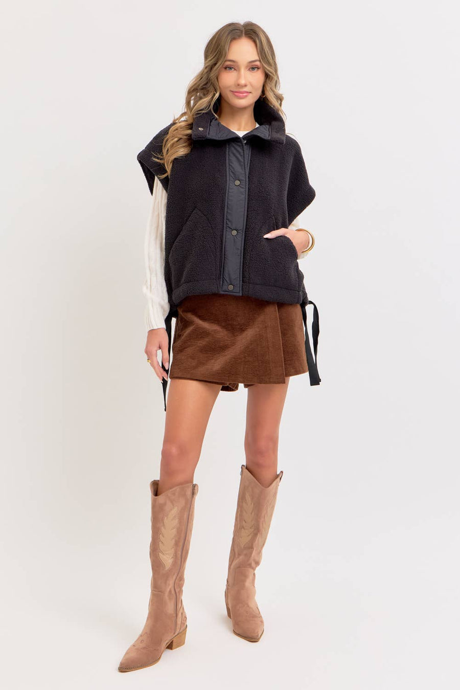 Oversized Fleece Vest