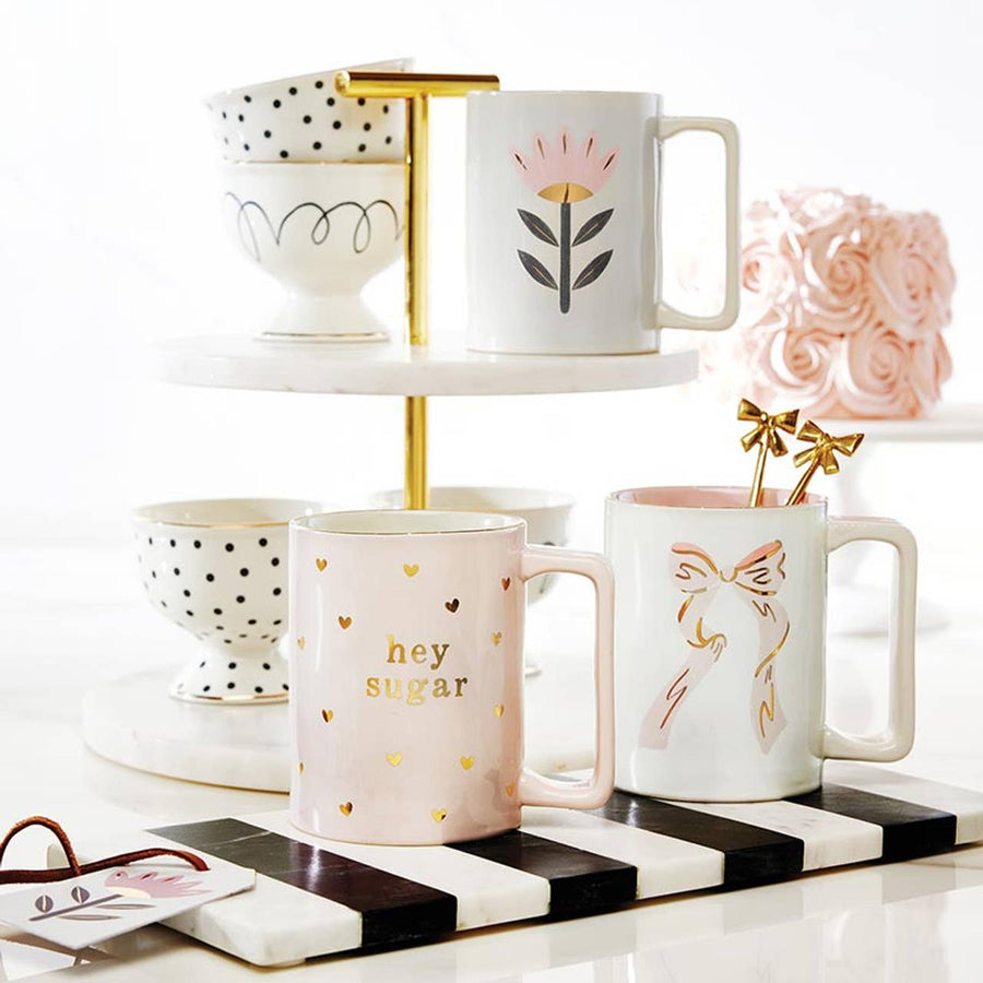 Flower Gold Foil Mug