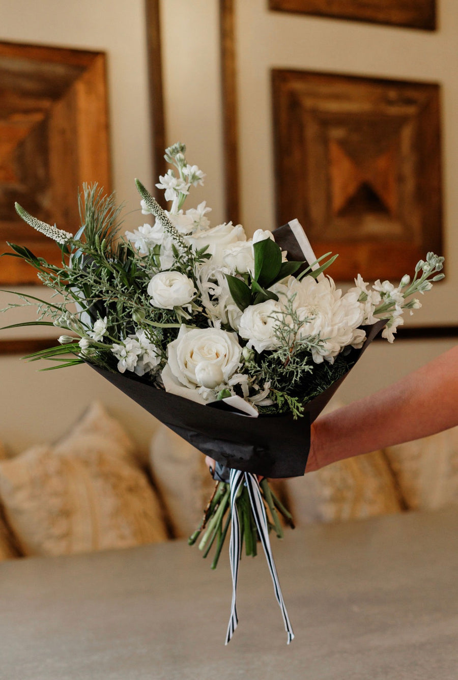 Snowbound Colllection - Hand-Tied Bouquet