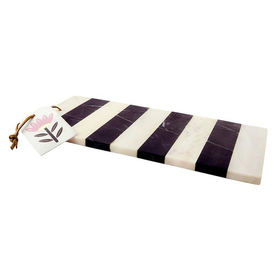 Black Stripe Marble Board: Material